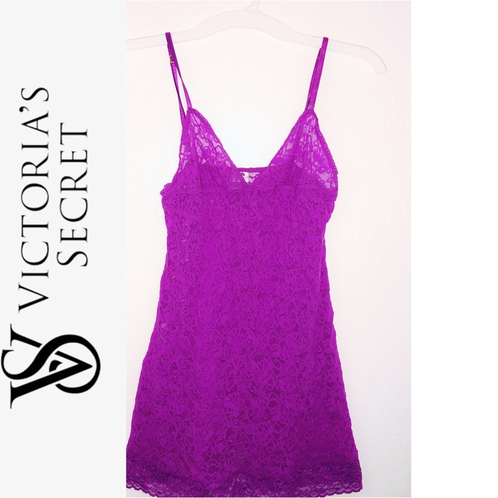 Victoria’s Secret Purple Lace Slip